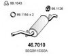 ASSO 46.7010 End Silencer